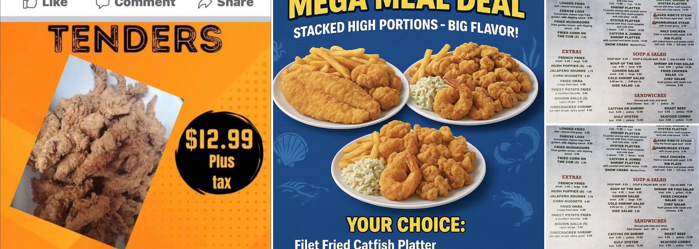 Bourne's Seafood Buffet Menu