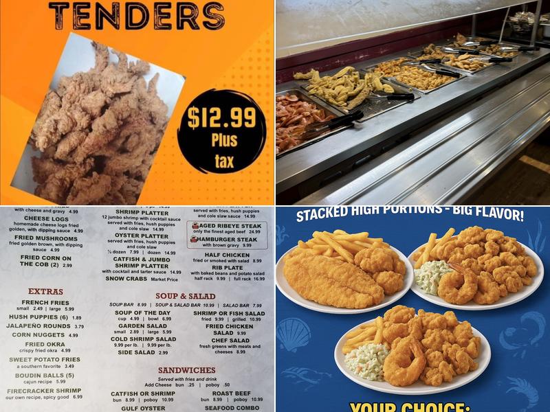 Bourne's Seafood Buffet Menu