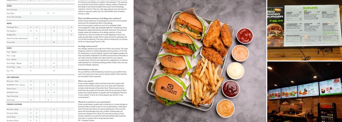 BurgerFi Menu