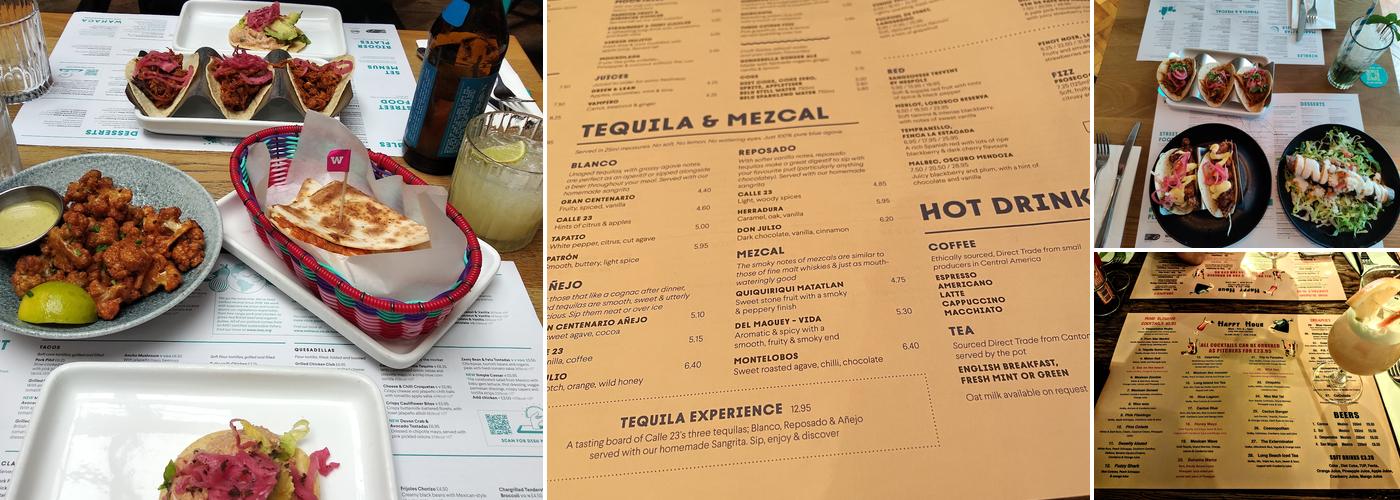Wahaca Islington Menu