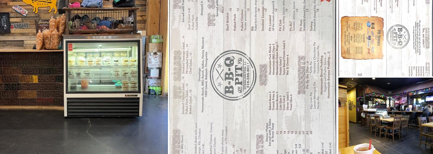 BBQ Pit Menu