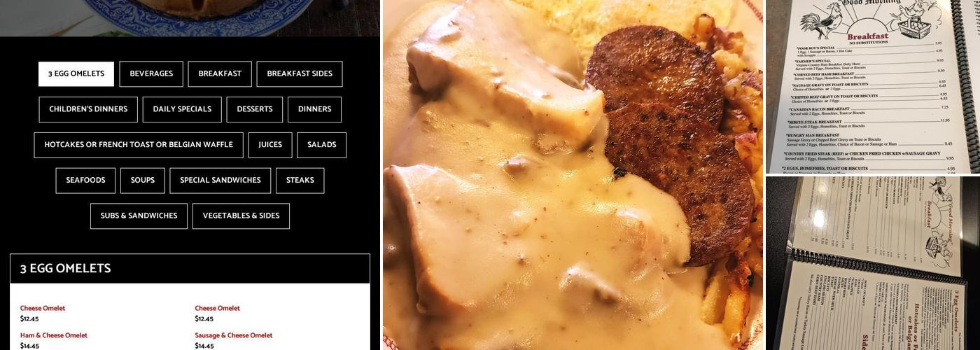 Yorkshire Restaurant Menu