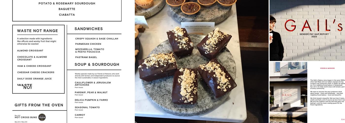 GAIL's Bakery Abbeville Road Menu