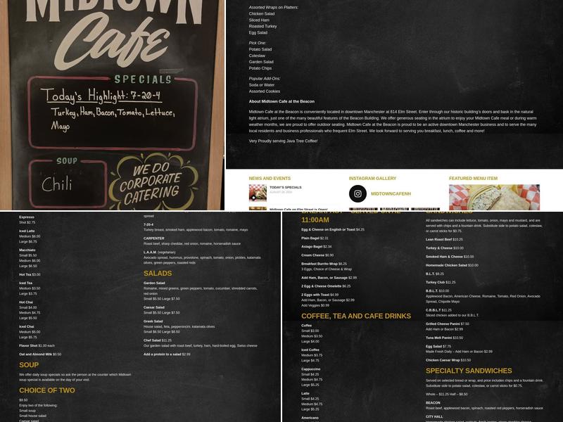 Midtown Cafe At The Beacon Menu