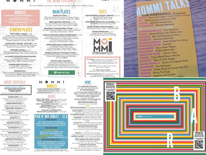 MOMMI Menu