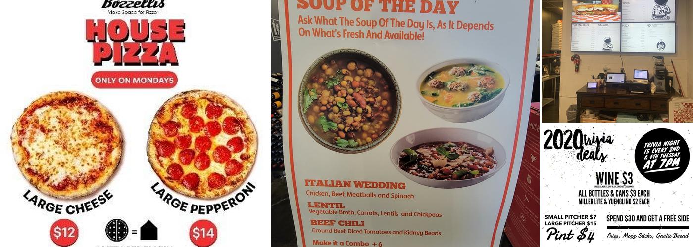 Bozzelli's Italian Deli-Newington Menu