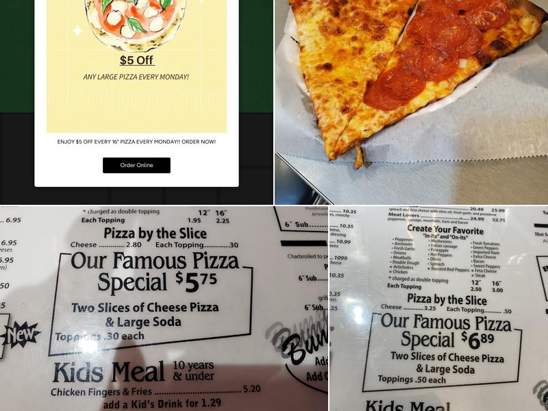 Giuseppi's Pizza Plus Menu