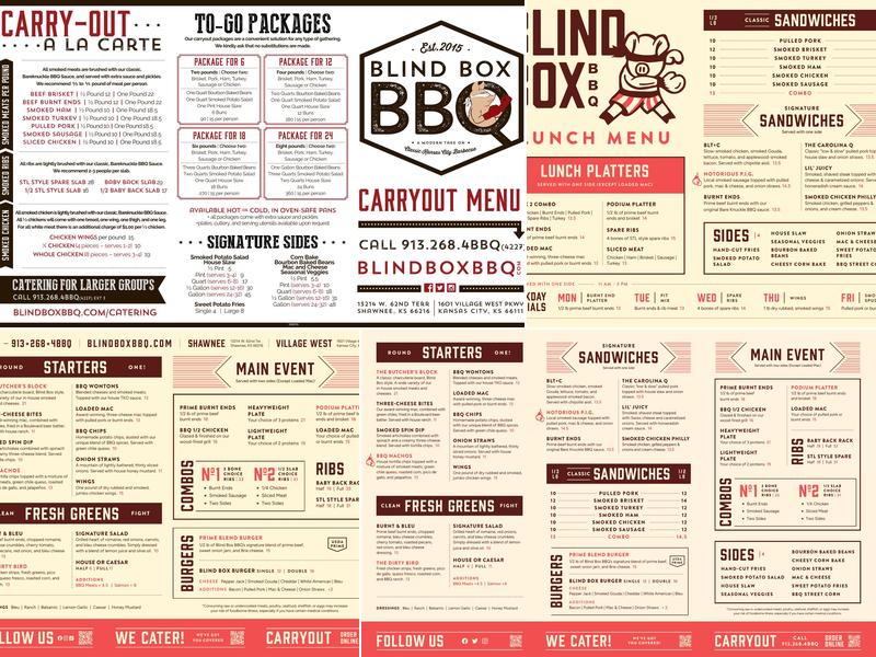Blind Box BBQ Menu