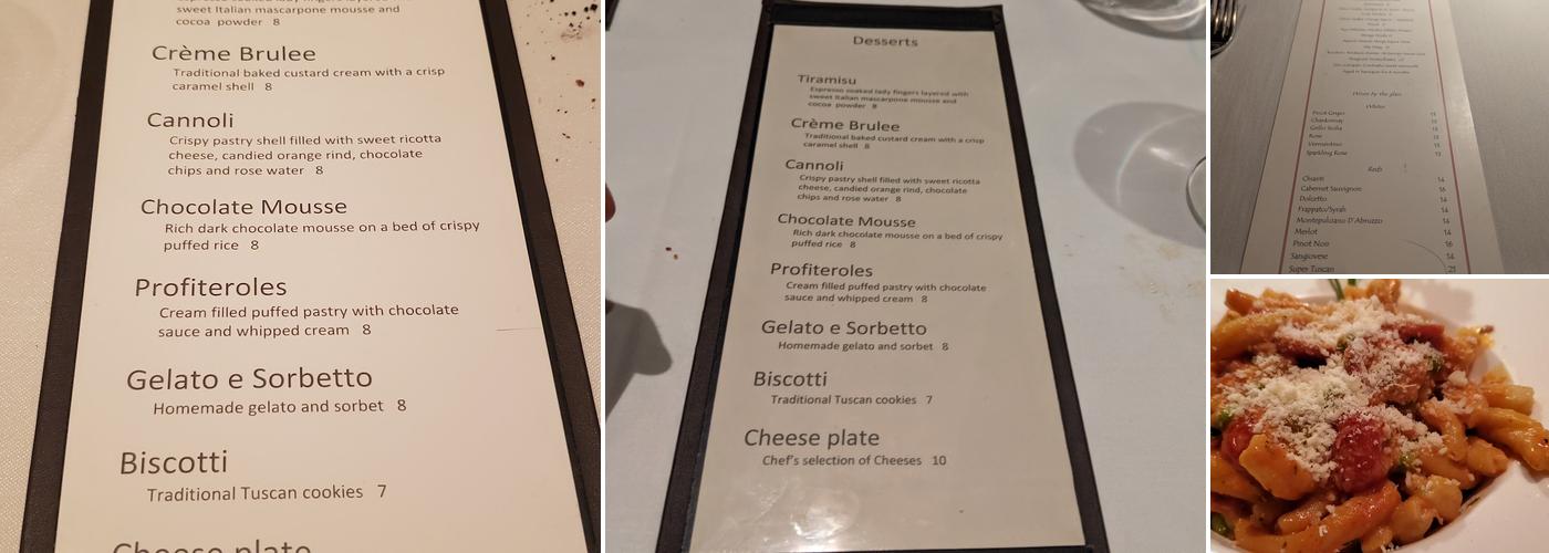 IL Pizzico Menu