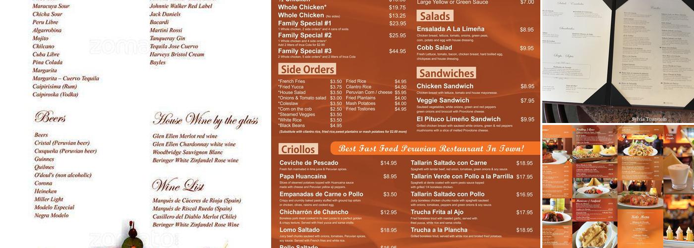 La Limena Menu