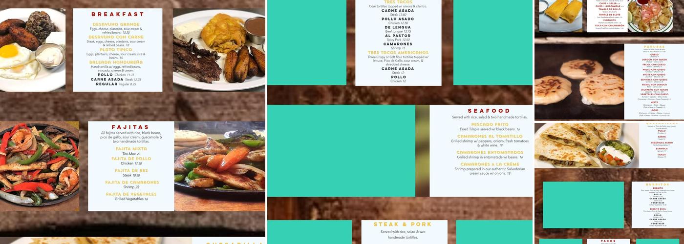 Tomatillo Mexican Grill Menu