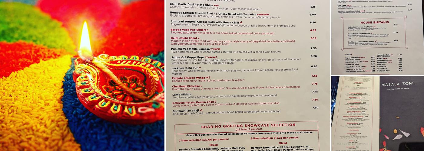 Masala Zone Earls Court Menu