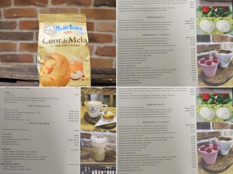 LAURENTS St John's Wood Menu