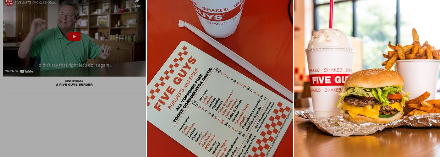 Five Guys Menu