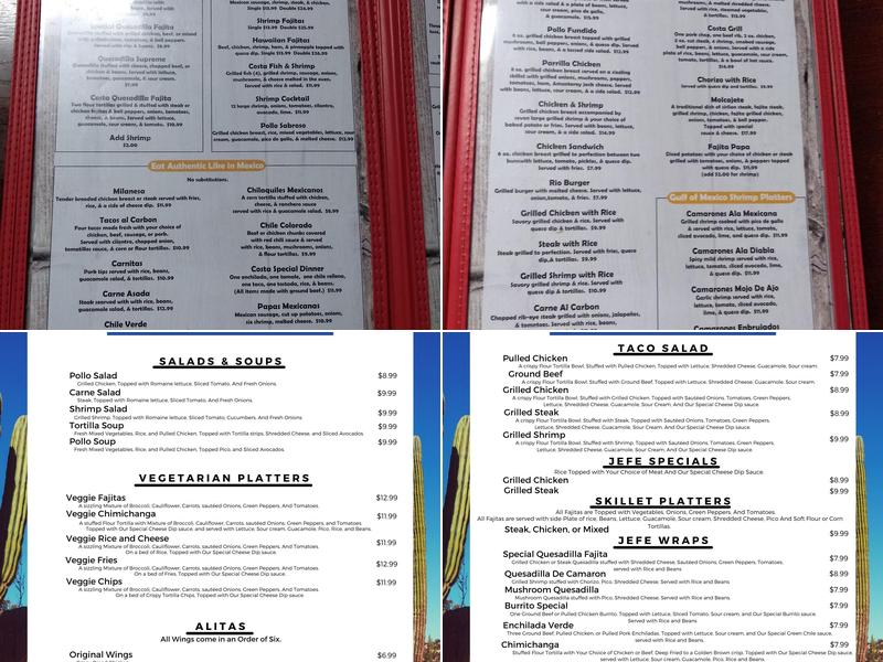 El Jefe Menu