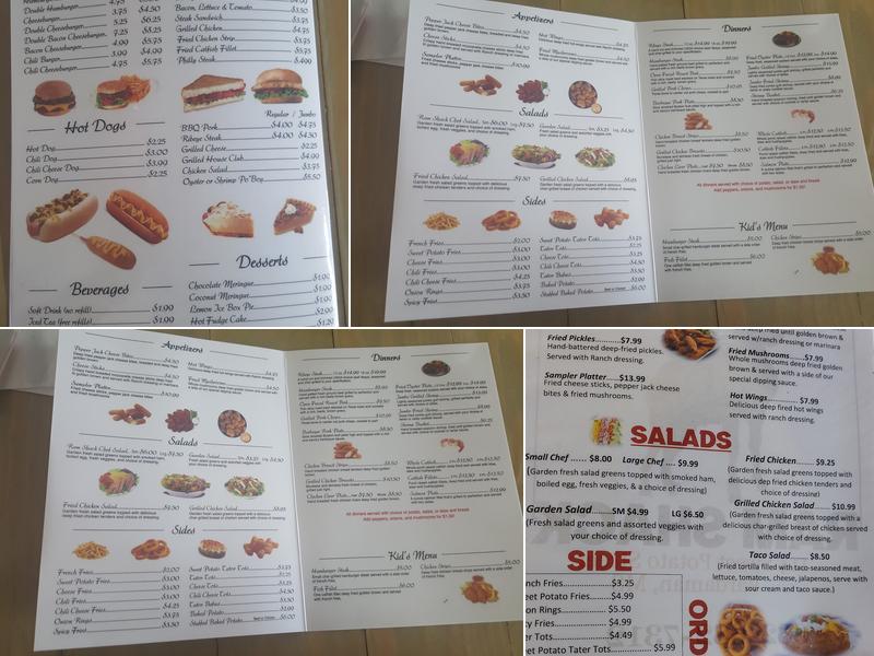 Ram Shack Menu