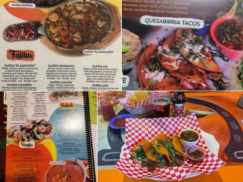 El Ranchito Menu