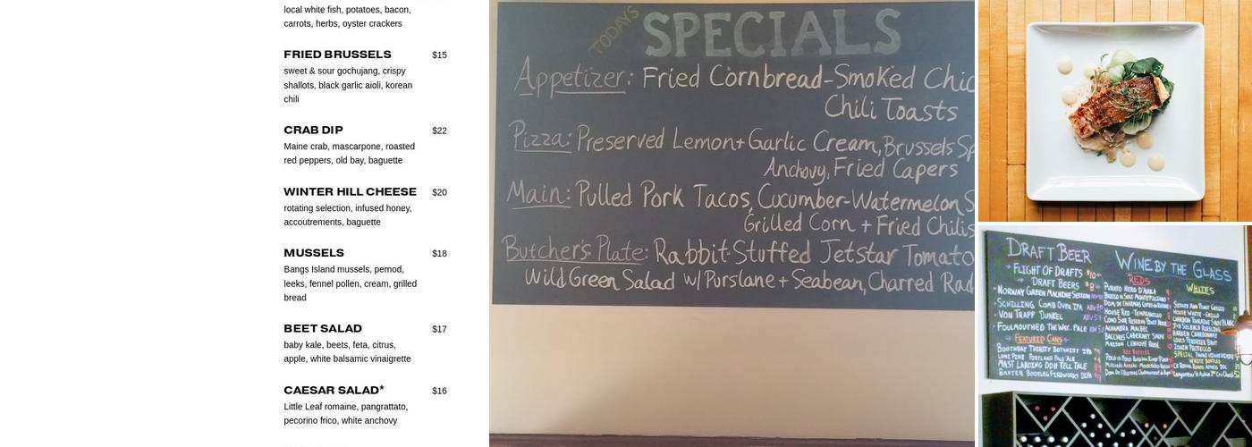 Gather Menu