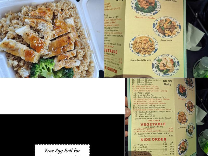 Ling's Express Menu