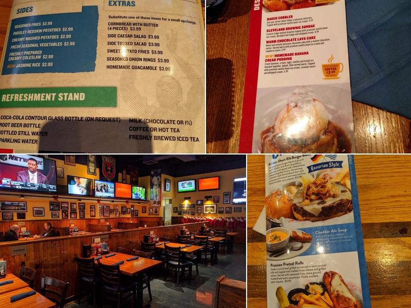 Glory Days Grill Menu