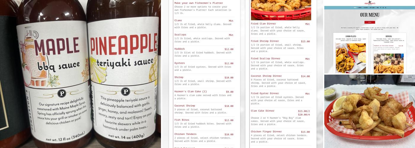 Fishermen's Net Menu