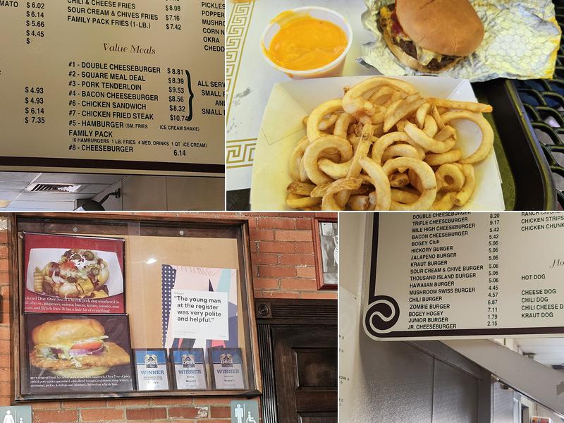 Bogey's Menu