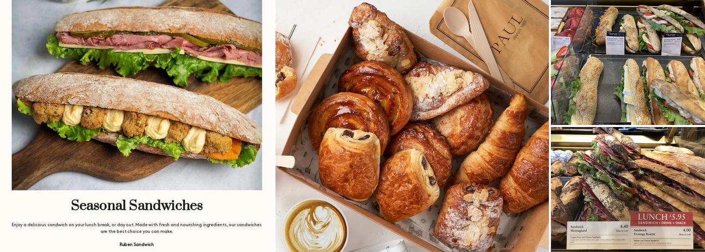 PAUL Gloucester Road Menu