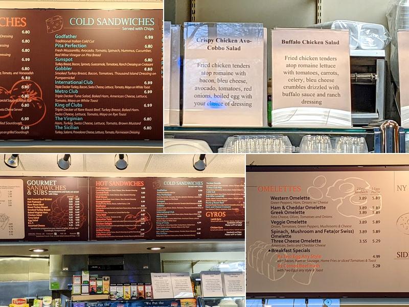 Sunspot Cafe of Fairfax Menu