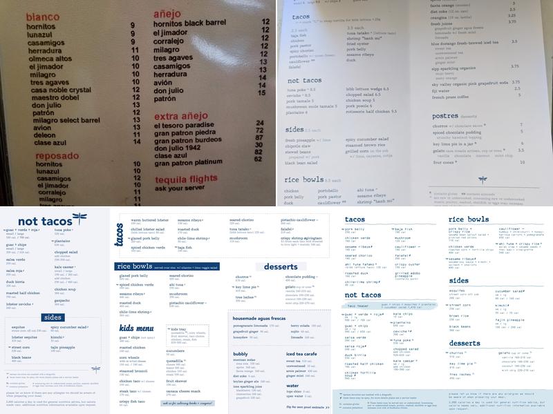 bartaco Menu