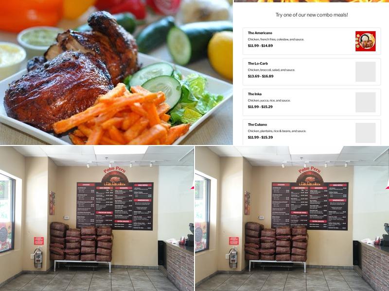 Pollo Peru Menu