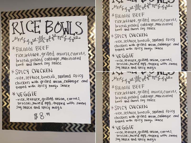 Central Park Cafe Menu