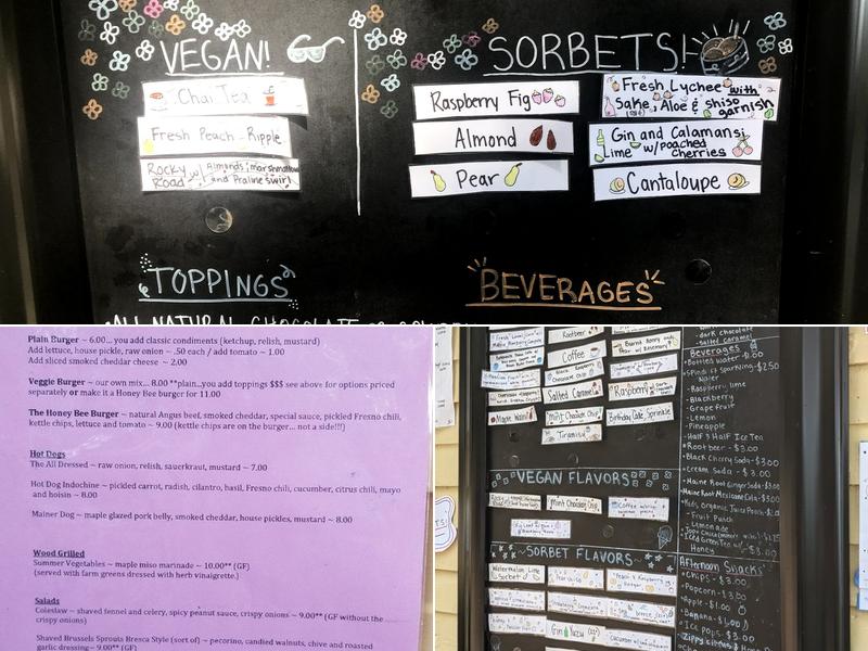 Bresca and the Honey Bee Menu