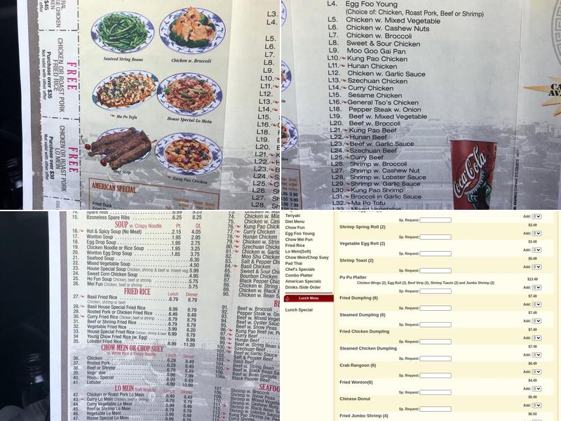 China Wok Menu