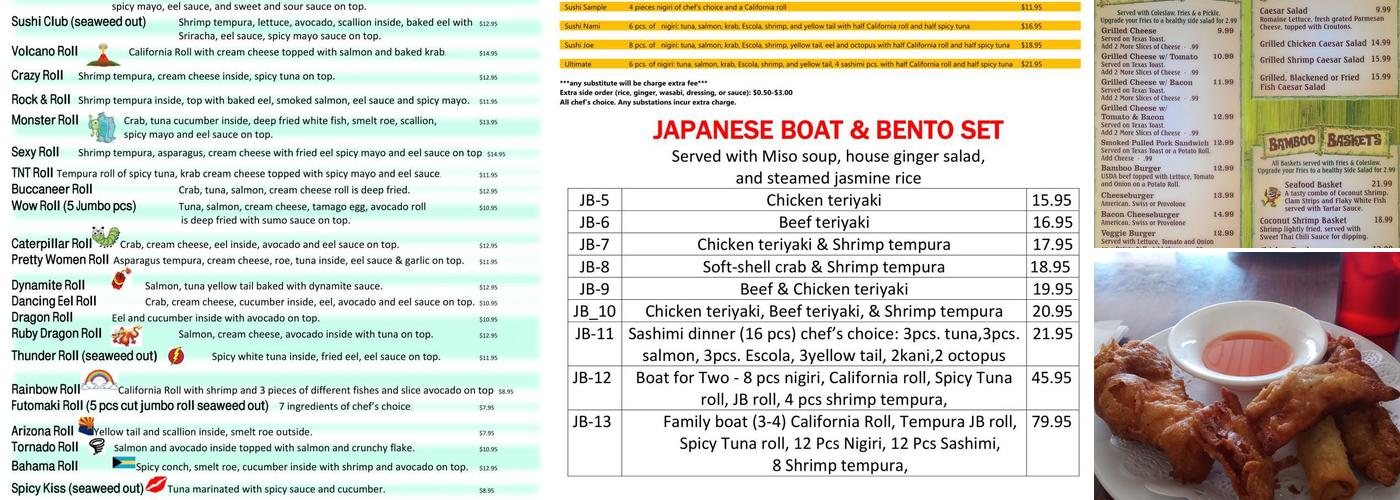 Thai-Am #2 Restaurant Menu