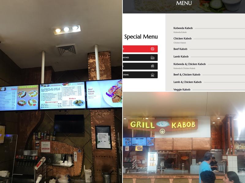 Grill Kabob of Dulles Menu