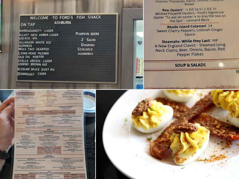 Ford's Fish Shack Menu