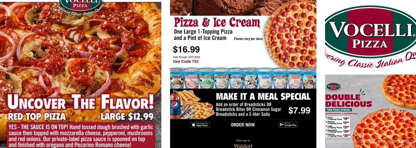 Vocelli Pizza Menu