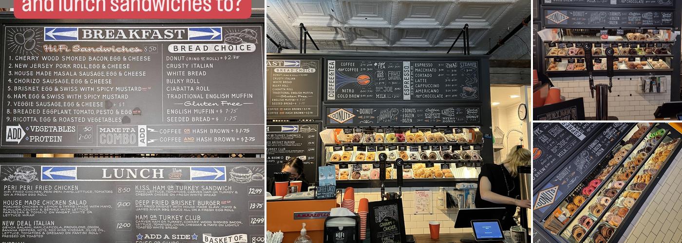 HiFi Donuts Menu