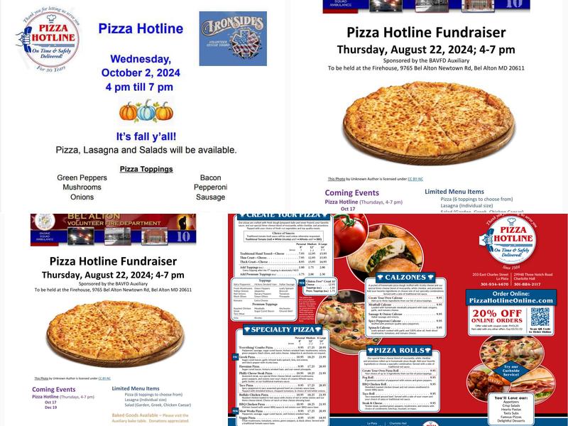 Pizza Hotline Menu