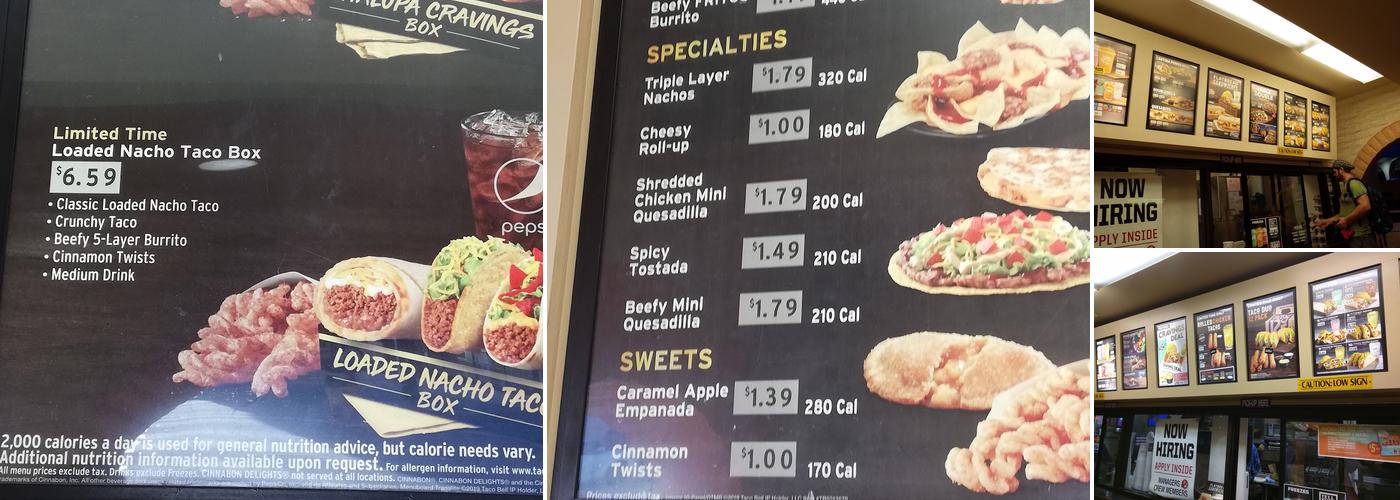 Taco Bell Menu