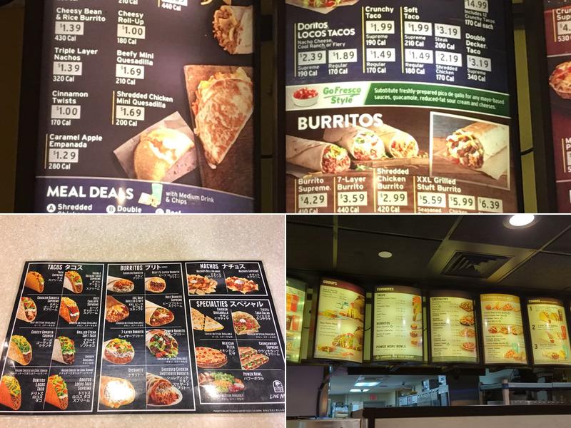 Taco Bell Menu