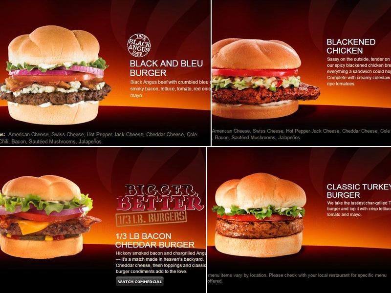 Alysheba @ Backyard Burgers Menu