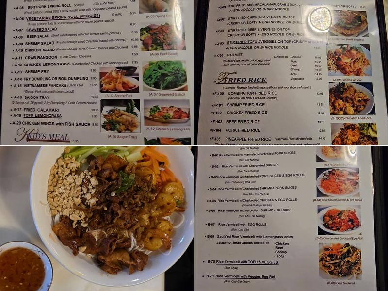 Pho Saigon Menu