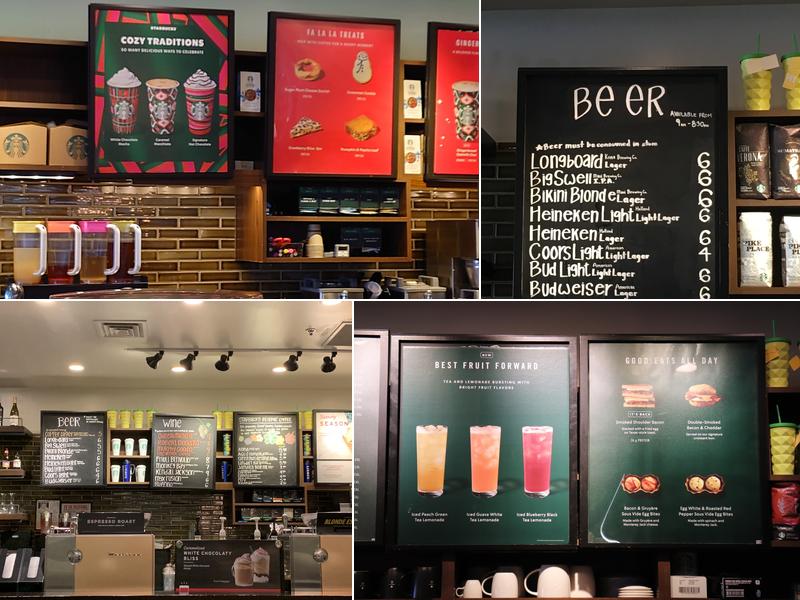 Starbucks Coffee Company Menu