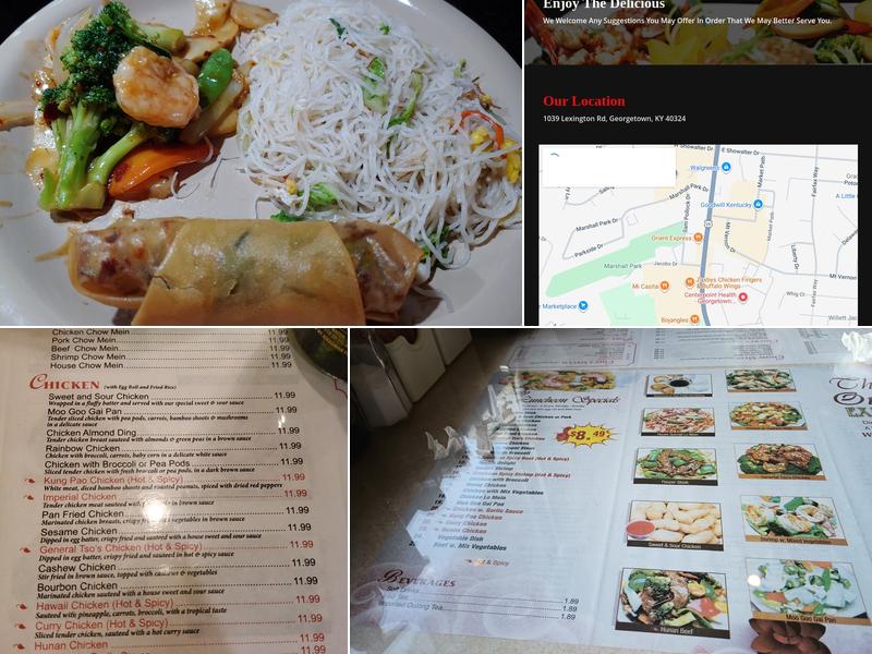 Orient Express Menu