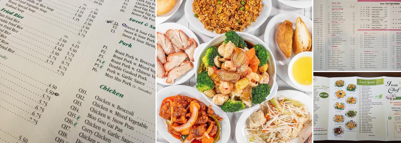 Iron Chef Menu