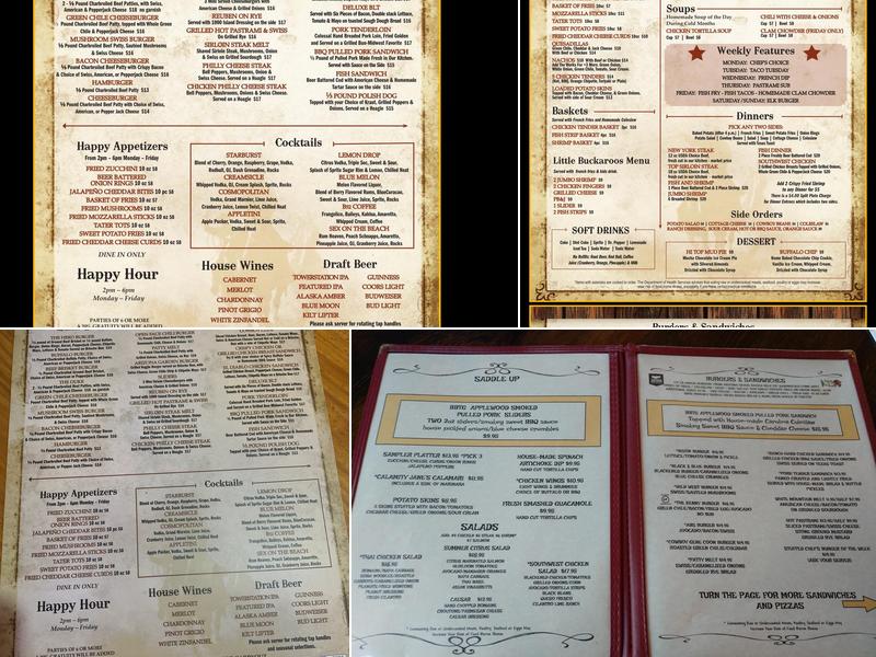 Buffalo Bar & Grill Menu