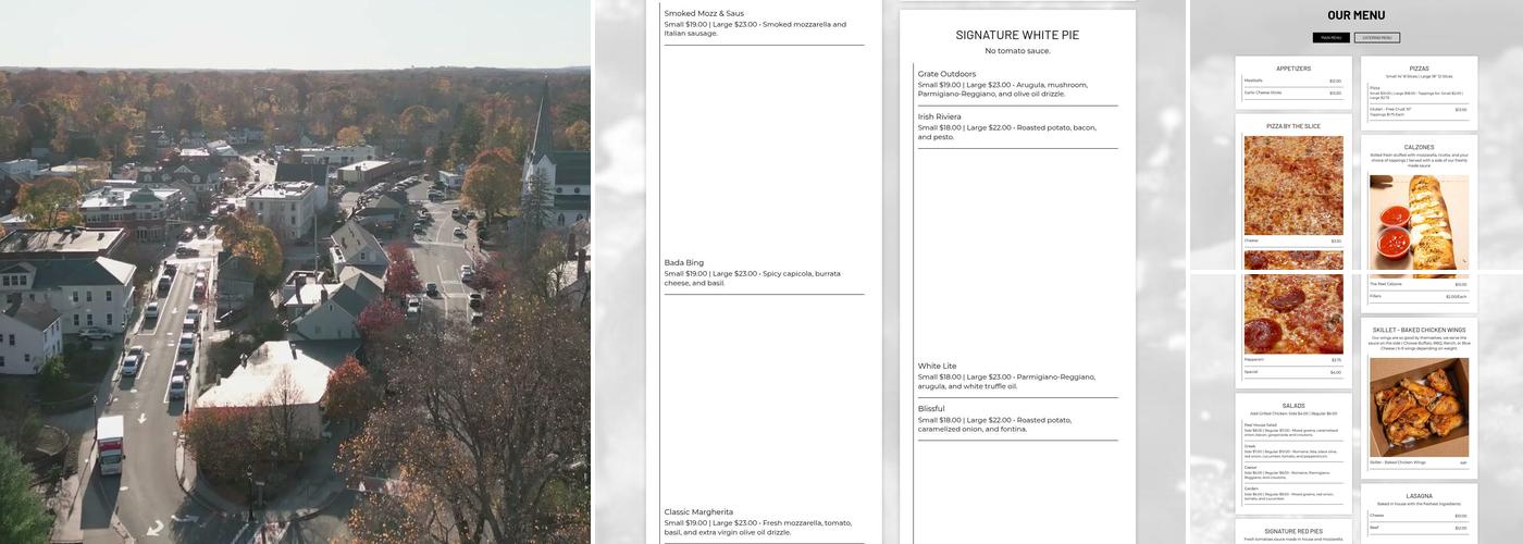 Peel Pizza Company Menu