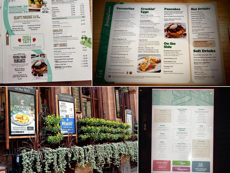 Frankie & Benny's Menu