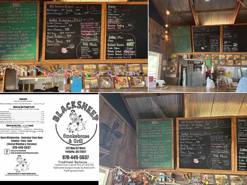 Blacksheep BBQ Smokehouse & Grill Menu